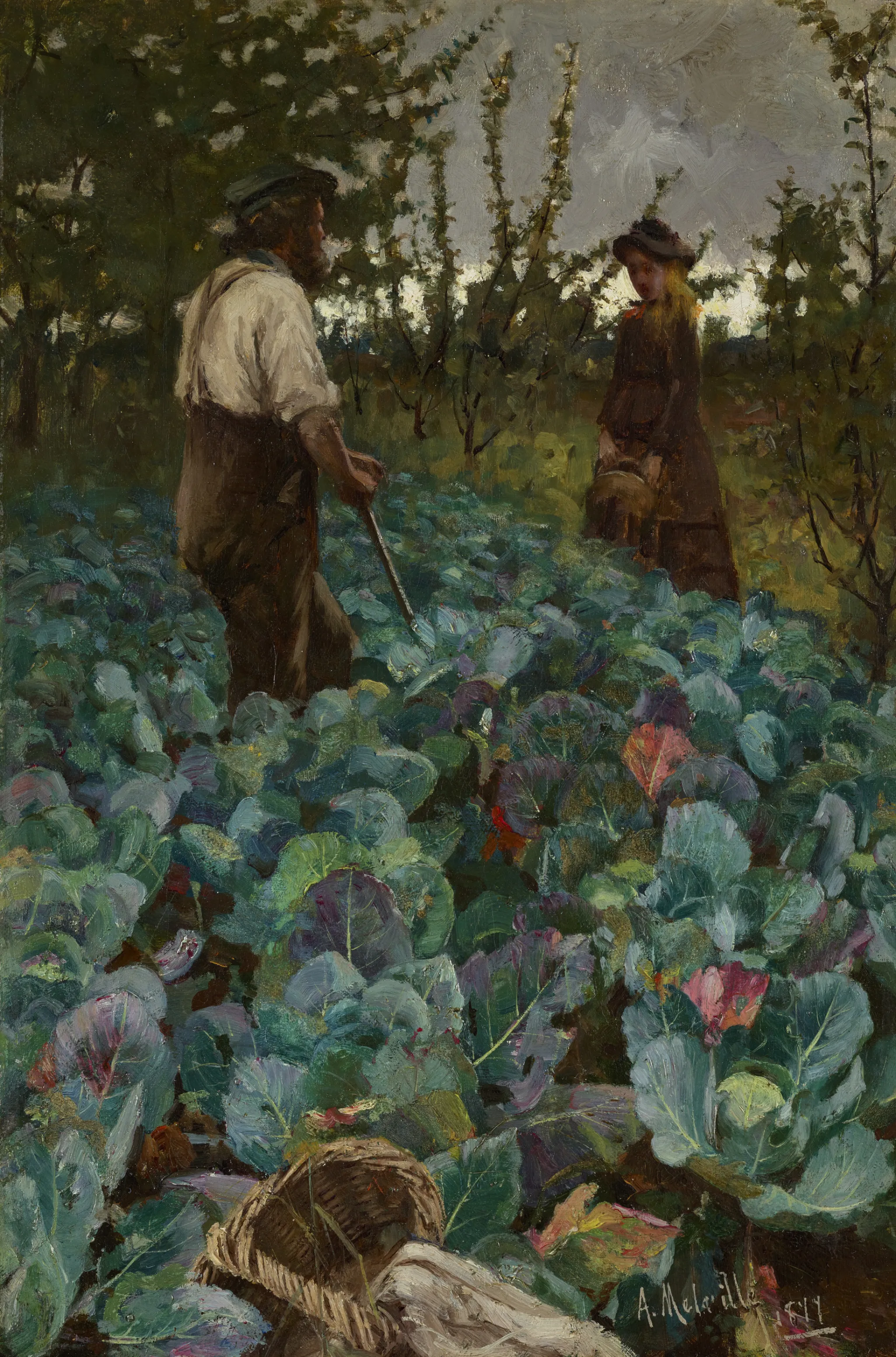 A Cabbage Garden (Arthur Melville, 1888, National Galleries of Scotland, Edinburgh)