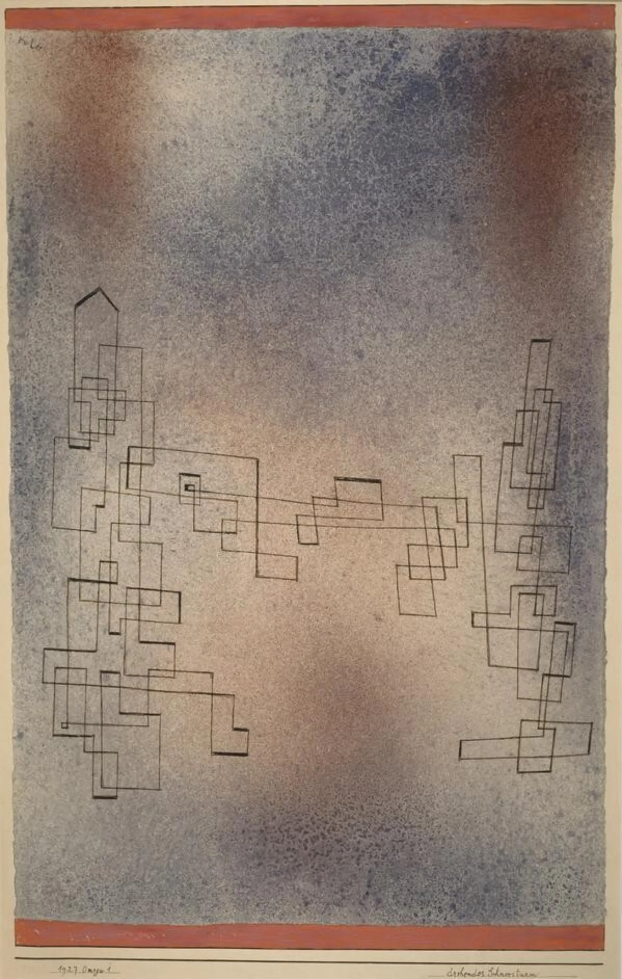 Threatening Snowstorm (Paul Klee, 1927, National Galleries of Scotland, Edinburgh)