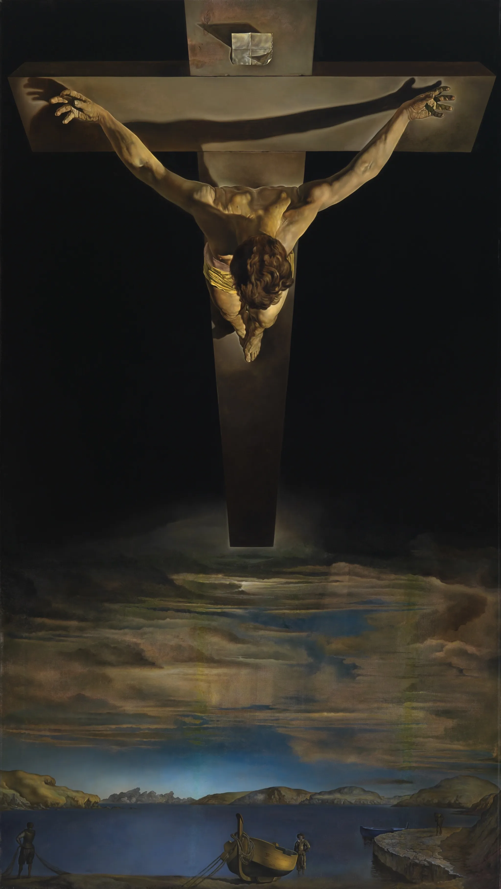 Christ of St. John of the Cross (Salvador Dalí, 1951, Kelvingrove Art Gallery and Museum, Glasgow)